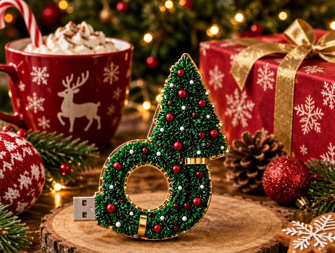 Sapin Lumineux de Noël USB – Le cadeau magique