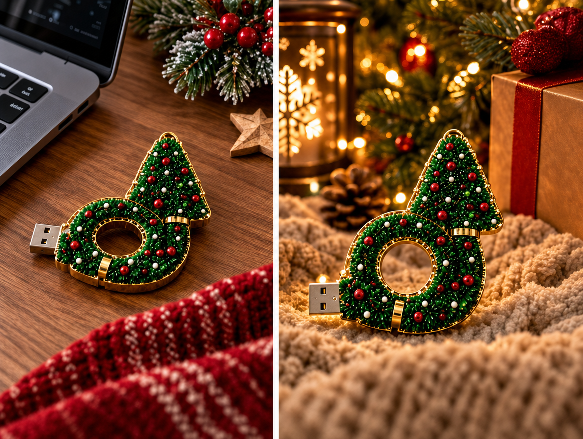 Sapin Lumineux de Noël USB – Le cadeau magique